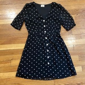 Artizia/ wilfred polka dot mini dress
